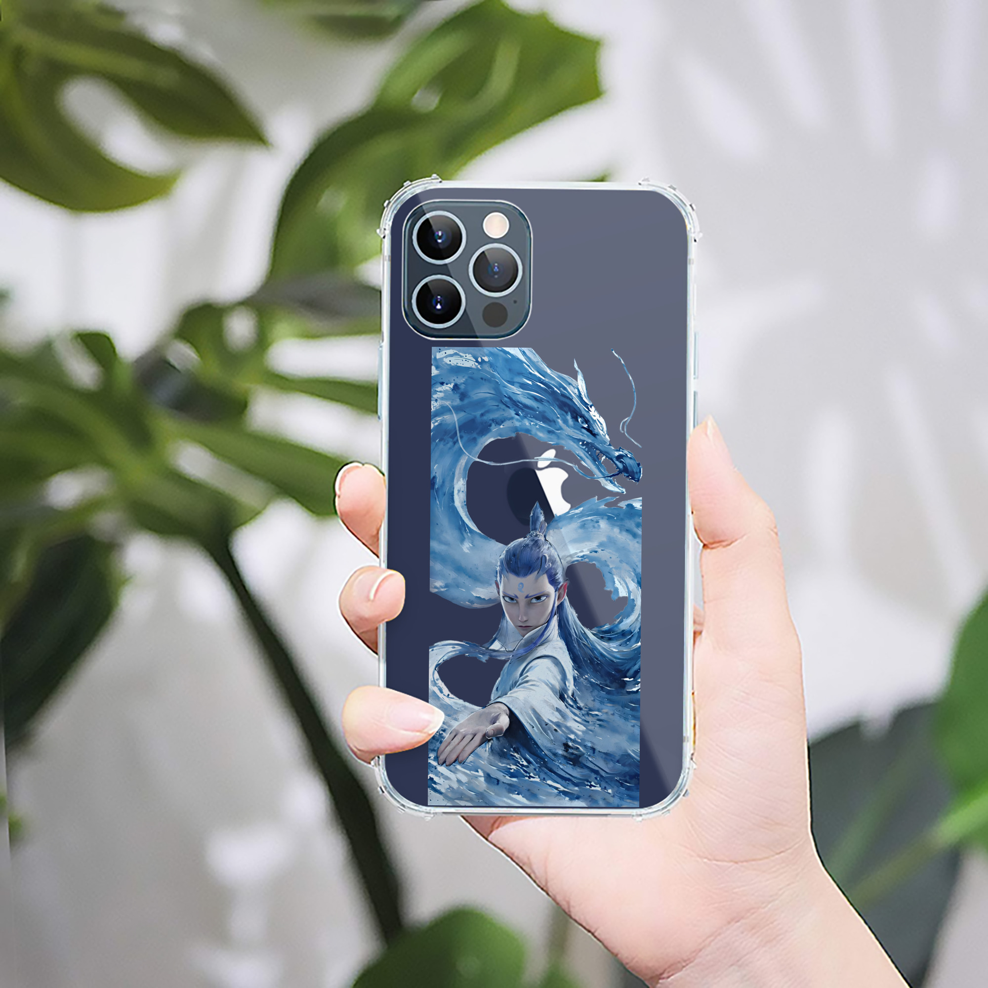 （画像用） Ne Zha 2 ナタ 魔童の大暴れ 【iPhone 12シリーズ対応】透明スマホケース（クリアソフトケース）